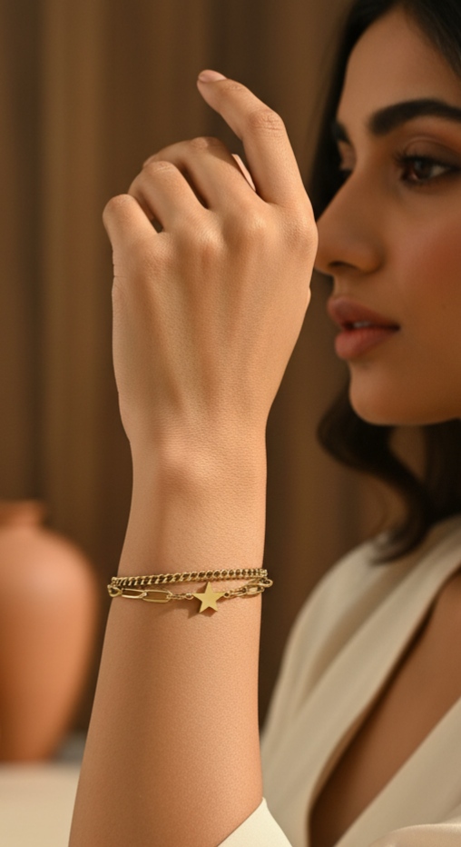 DUAL CHAIN BRACELET